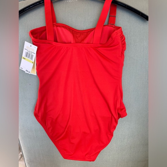 Michael Kors Red One Piece Bathing Suit NEW! - Picture 2 of 4